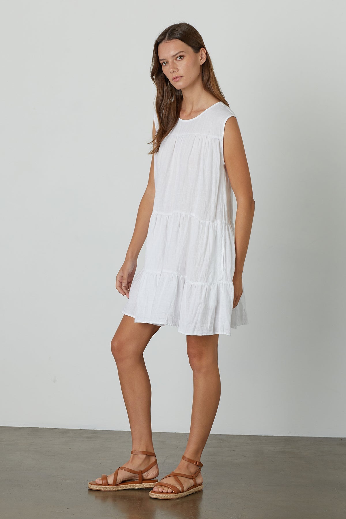 ADDIE LINEN TANK DRESS - Velvet Staging 2.0-26916023632068