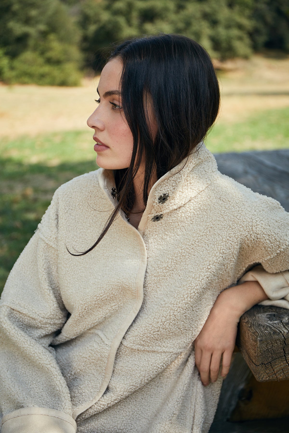 ALBANY REVERSIBLE LUX SHERPA COAT - Velvet Staging 2.0-26916031135940