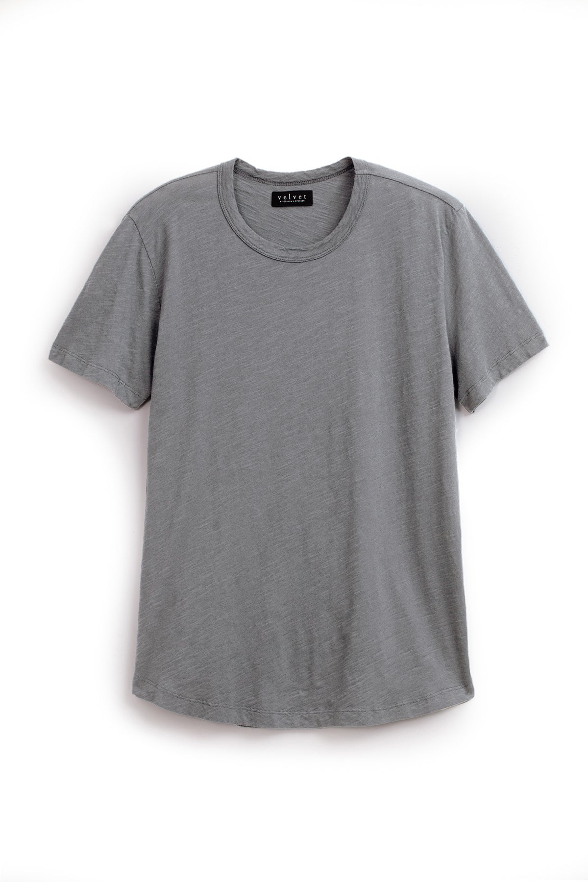AMARO CREW NECK SLUB TEE - Velvet Staging 2.0-26916056596676