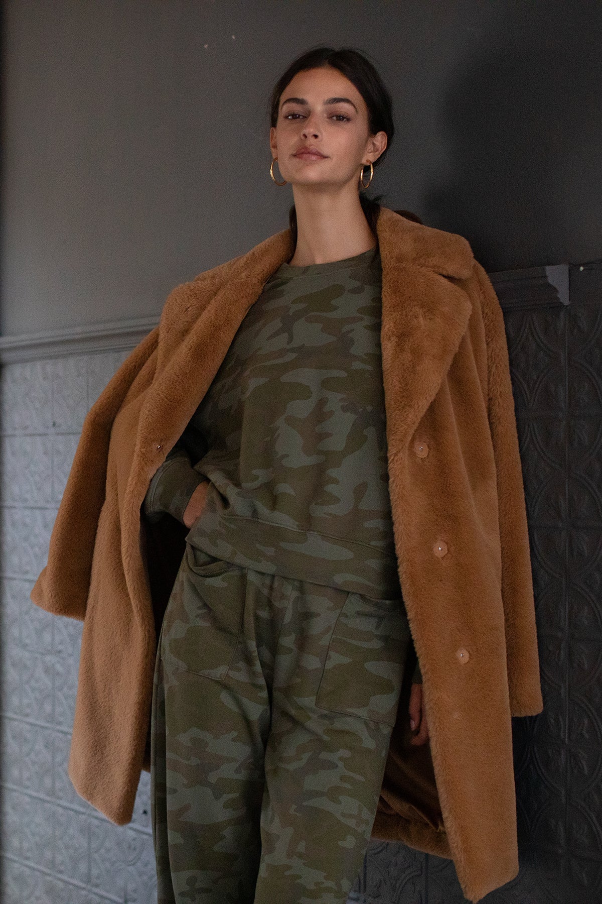 ANDREA CAMO SWEATSHIRT - Velvet Staging 2.0-26916037132484