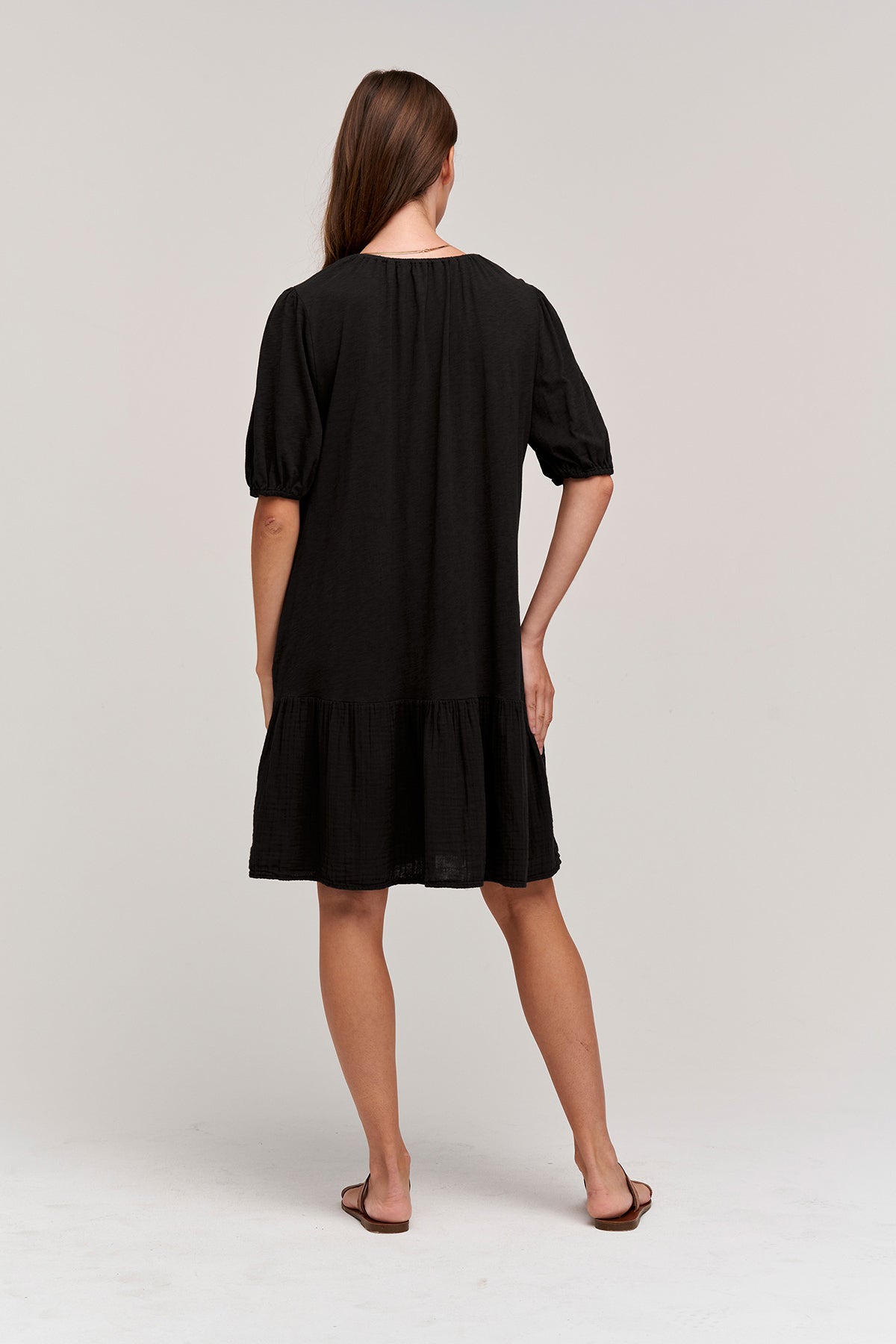 BECCA PUFF SLEEVE DRESS - Velvet Staging 2.0-26916075602116
