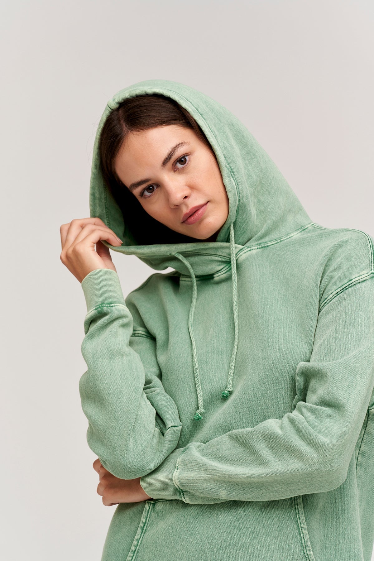 DORTHY SWEATSHIRT HOODIE DRESS - Velvet Staging 2.0-26916118560964