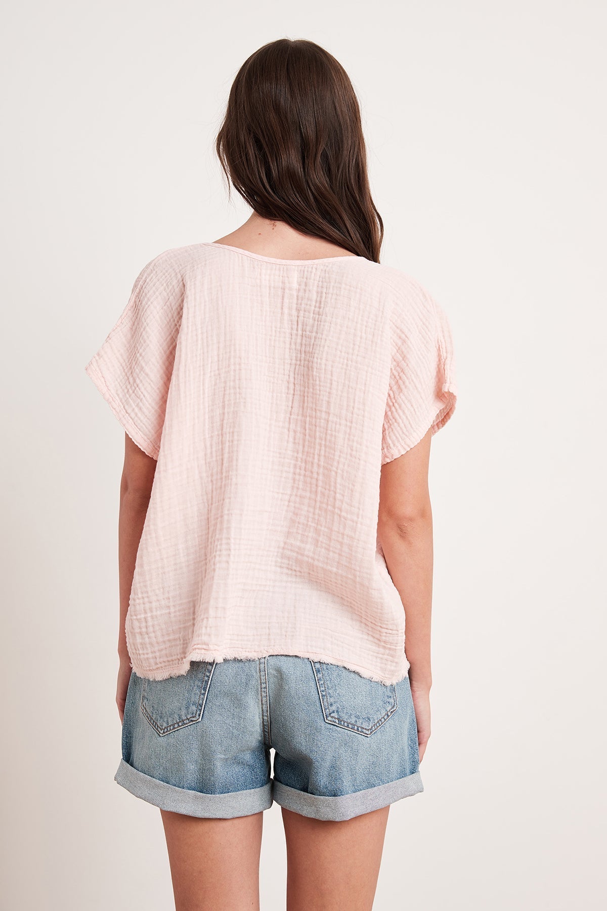 ELSA COTTON GAUZE TOP - Velvet Staging 2.0-26916127506628