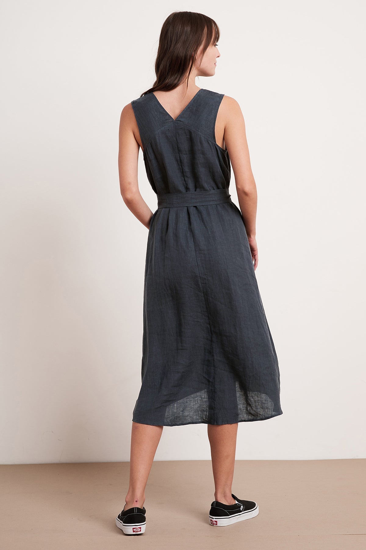 HARMONY LINEN DRESS - Velvet Staging 2.0-26916159750340
