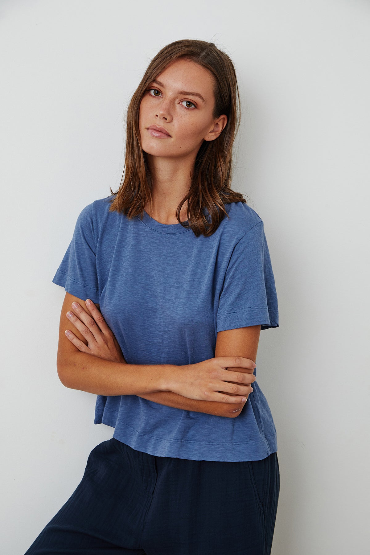 LULA COTTON SLUB SWING TEE - Velvet Staging 2.0-26916277125316