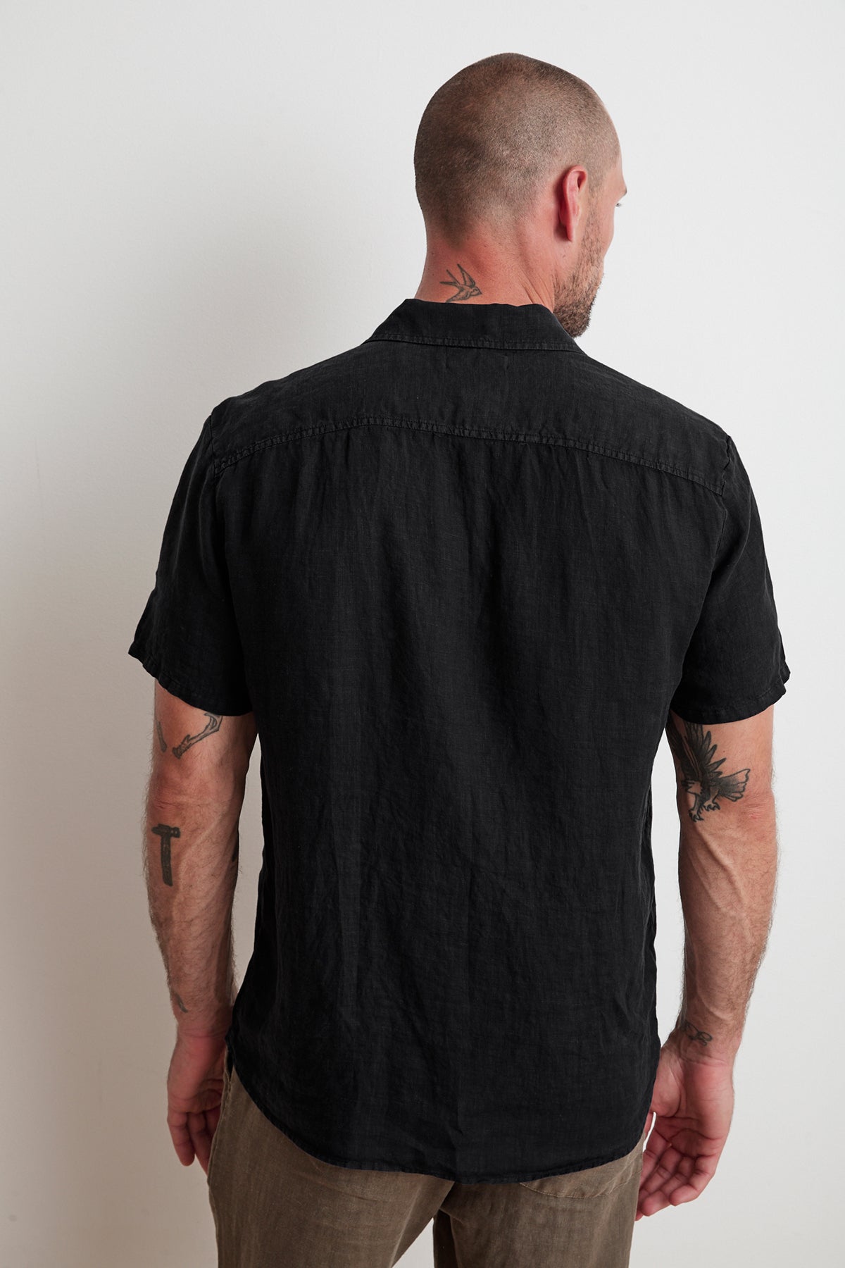 MACKIE LINEN BUTTON-UP SHIRT - Velvet Staging 2.0-26916239212740