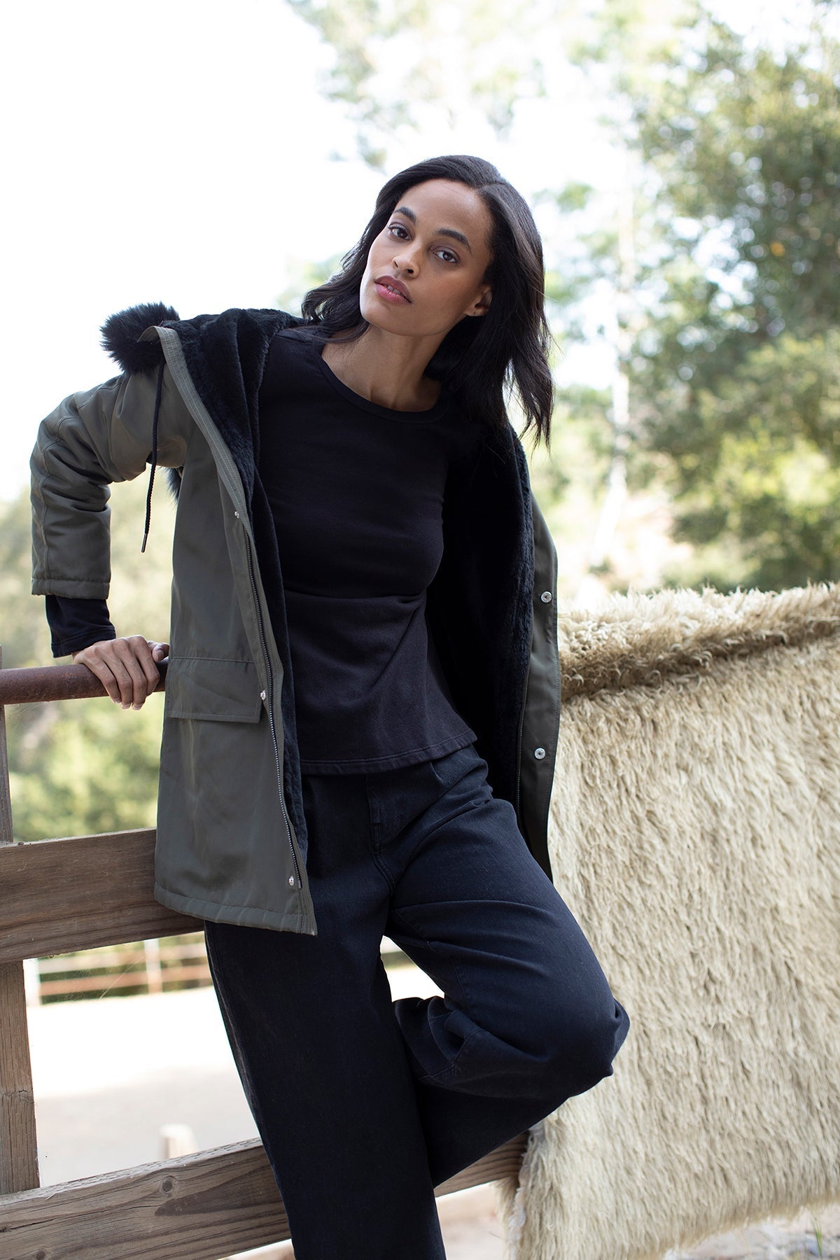 PEGGY PUFF SLEEVE SWEATSHIRT - Velvet Staging 2.0-26916296196292