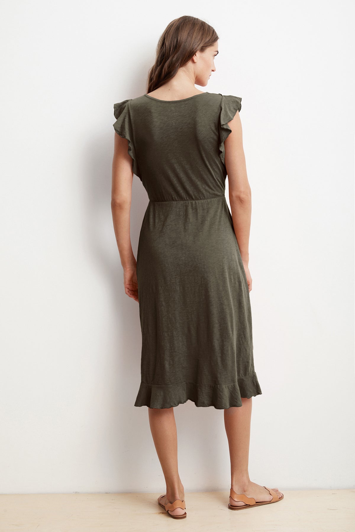 SEDONA COTTON SLUB WRAP DRESS - Velvet Staging 2.0-26916336763076