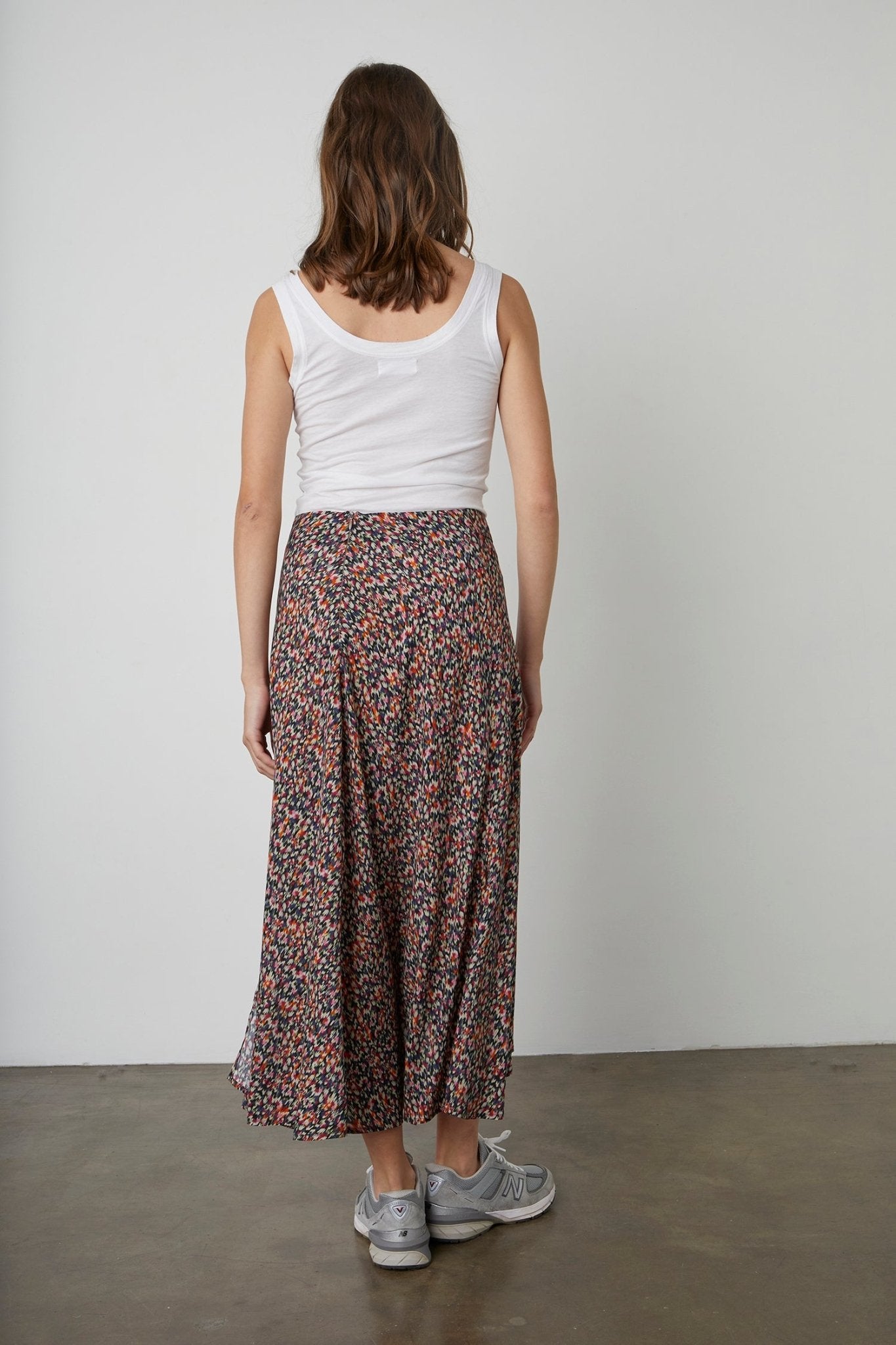 TITANIA PRINTED MIDI SKIRT - Velvet Staging 2.0-26916373430468
