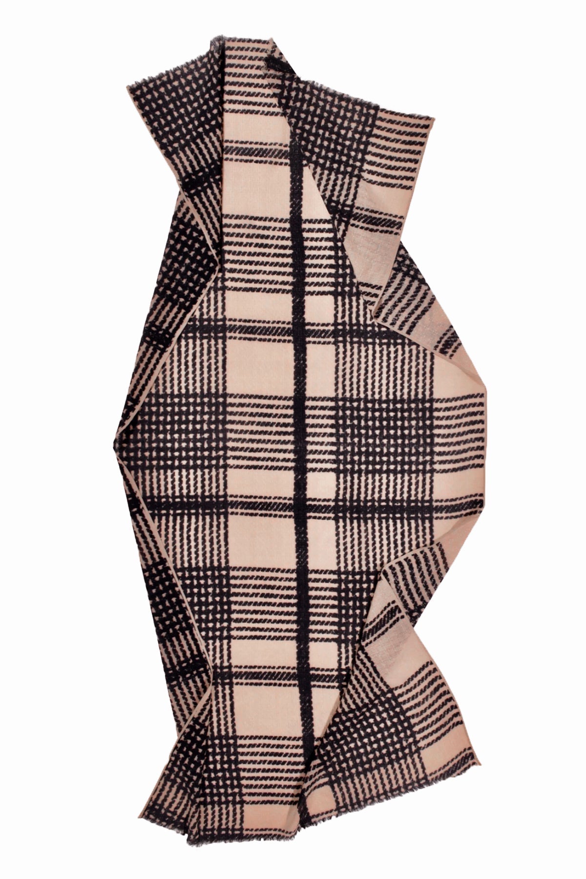 TWEED CHECK WOOL SCARF BY EPICE - Velvet Staging 2.0-26916384276676