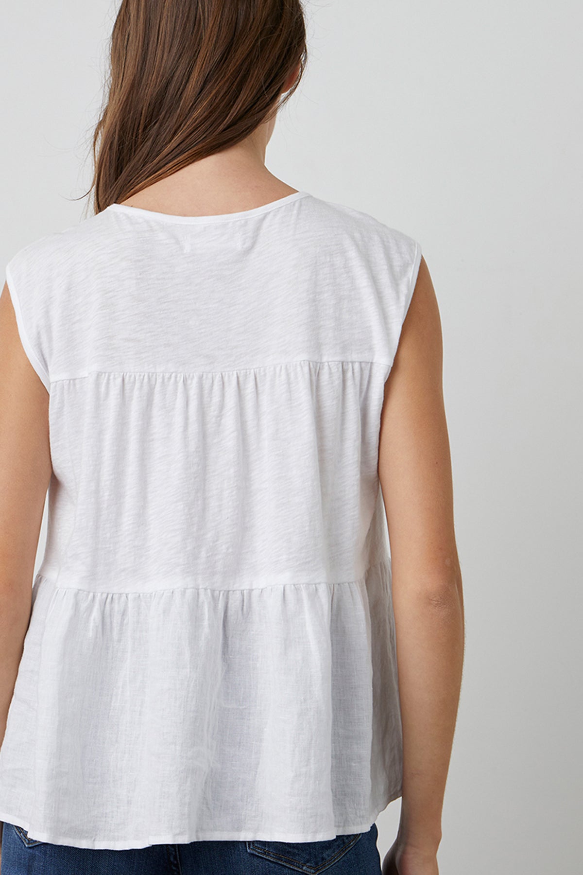 VELLA V-NECK TEE - Velvet Staging 2.0-26916388372676