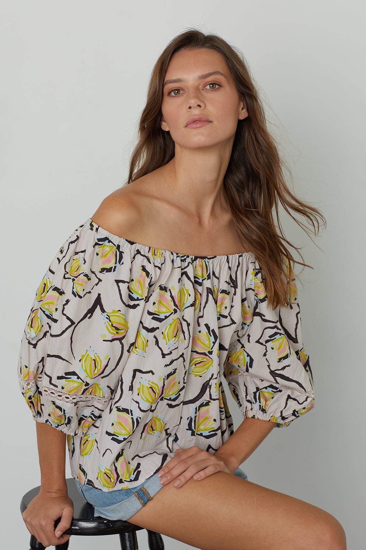 ZOEY PRINTED BOHO TOP - Velvet Staging 2.0-26916404854980