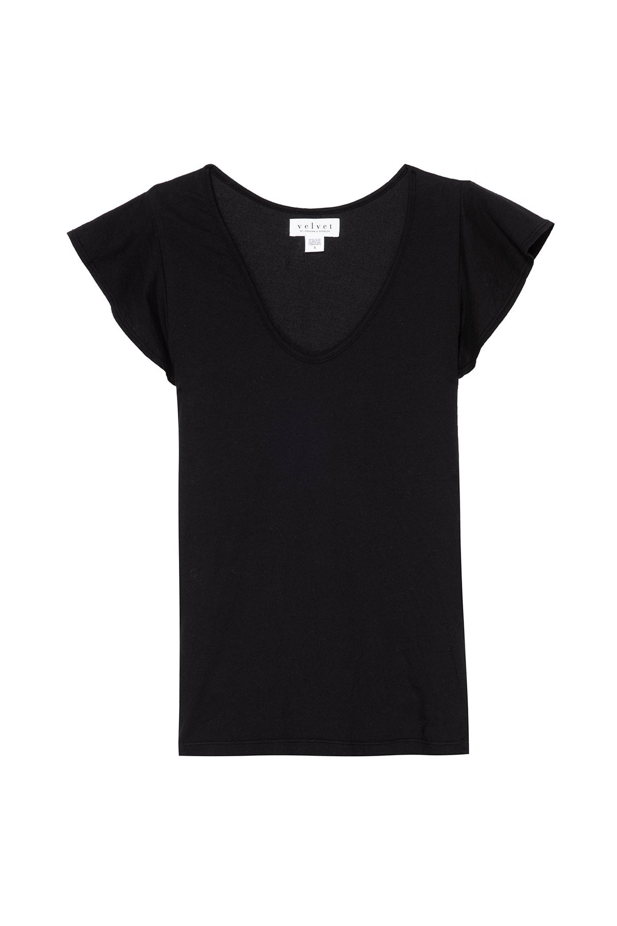 Rashida Tee Black Flat-25281888682180