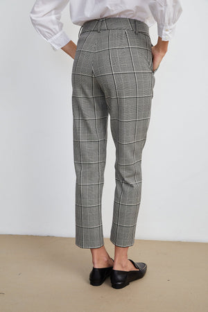 ABIGAIL PLAID STRAIGHT LEG PANT - Velvet Staging 2.0