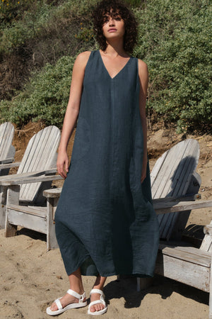 ACADIA LINEN MAXI DRESS - Velvet Staging 2.0