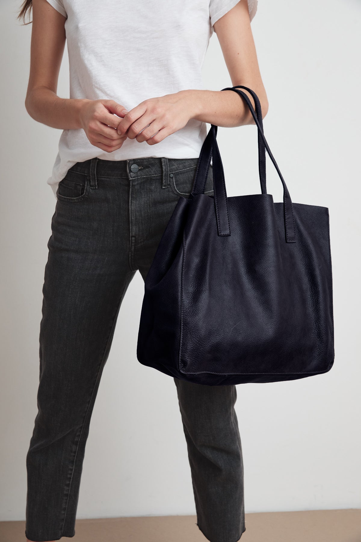 CLOVER LEATHER TOTE Velvet by Graham & Spencer-25282539585732