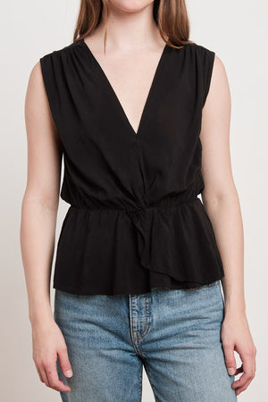 ADALI WRAP BLOUSE - Velvet Staging 2.0
