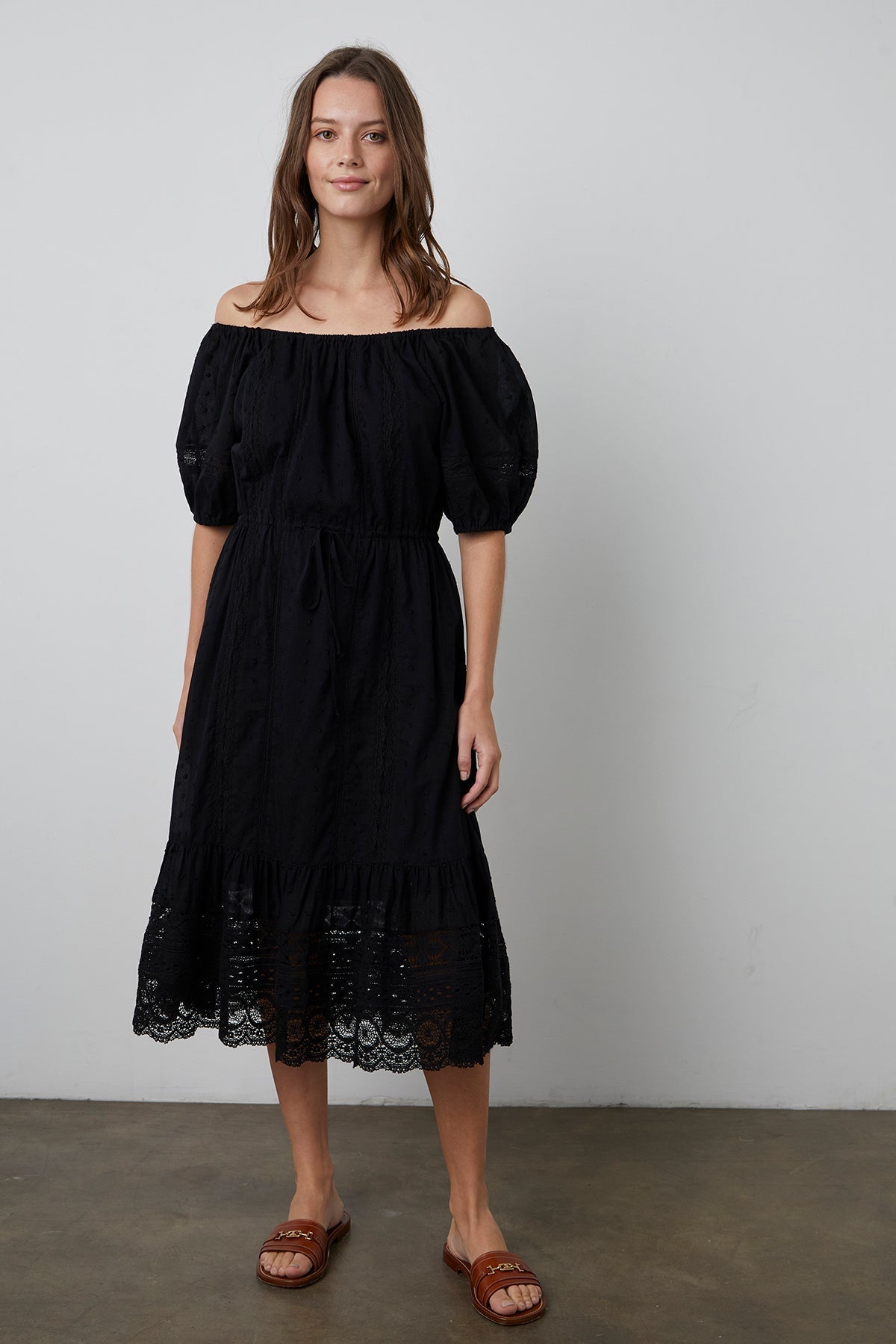 ADALYN LACE PEASANT DRESS - Velvet Staging 2.0