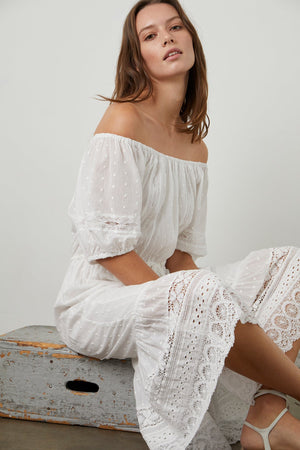 ADALYN LACE PEASANT DRESS - Velvet Staging 2.0