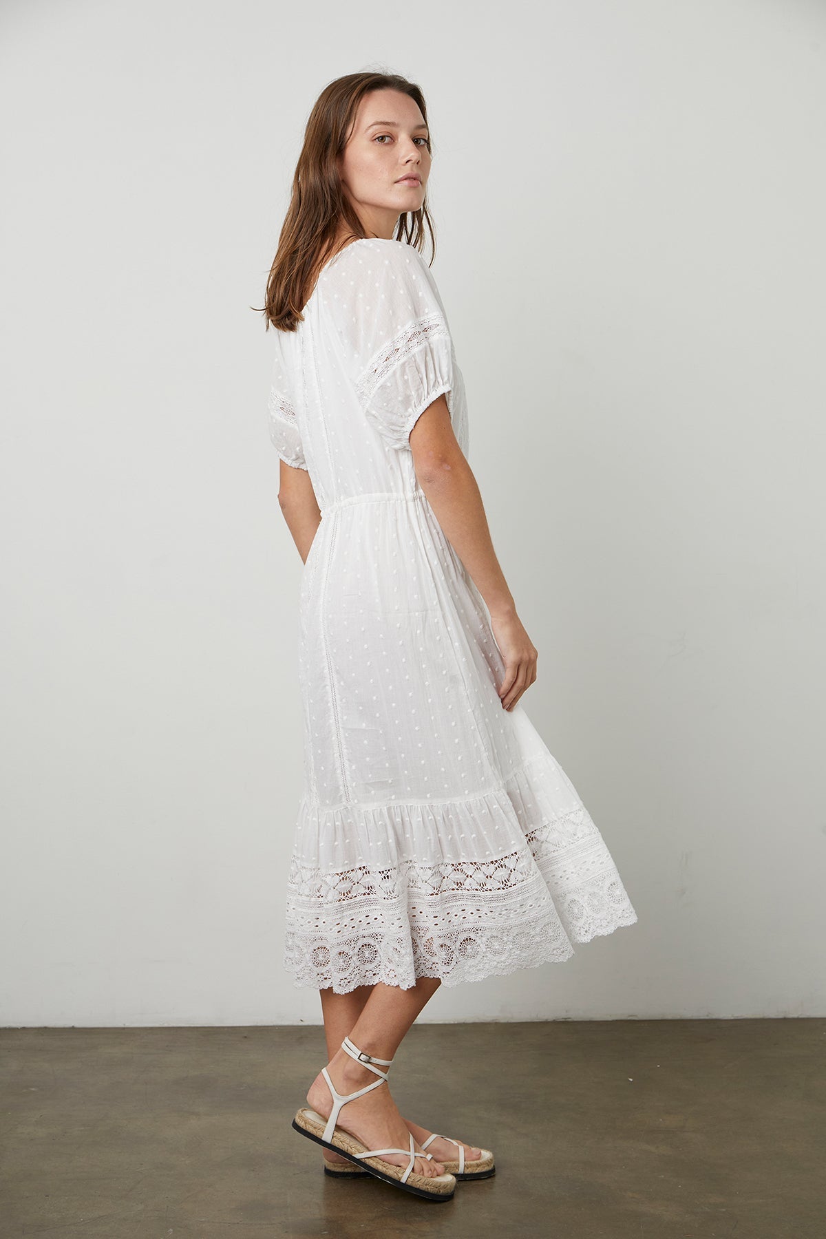 ADALYN LACE PEASANT DRESS - Velvet Staging 2.0