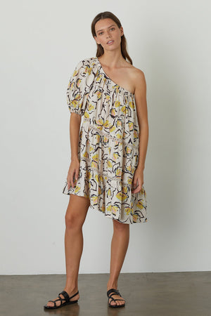 ADALYN ONE SHOULDER PRINTED DRESS - Velvet Staging 2.0