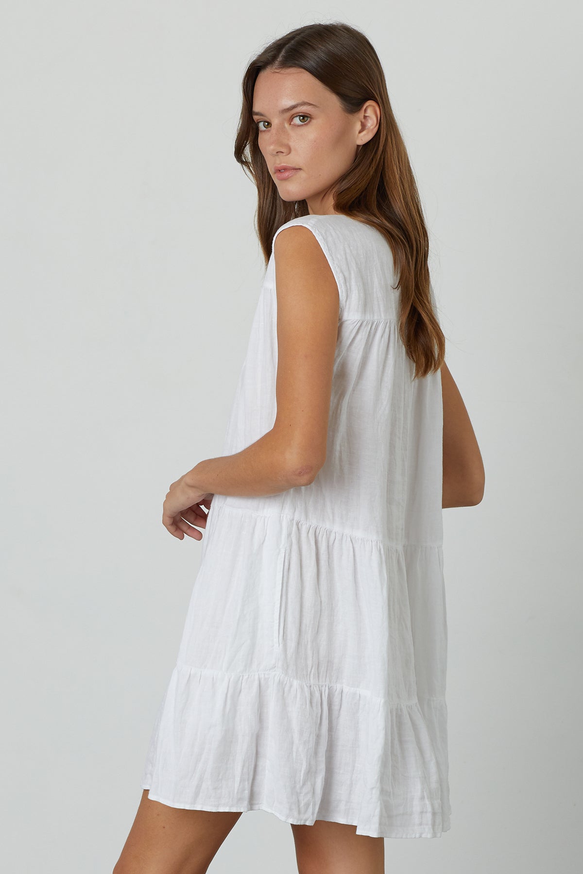 ADDIE LINEN TANK DRESS - Velvet Staging 2.0-26916023533764