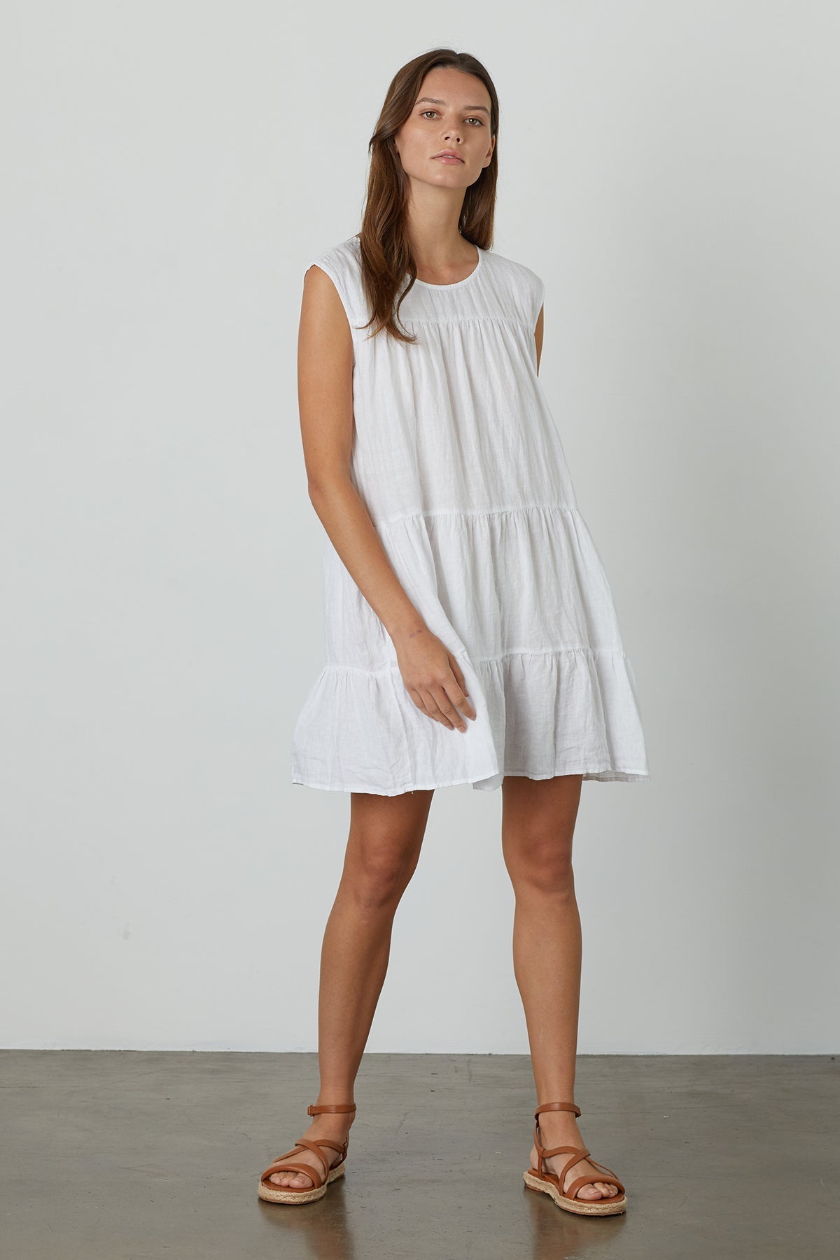 ADDIE LINEN TANK DRESS - Velvet Staging 2.0
