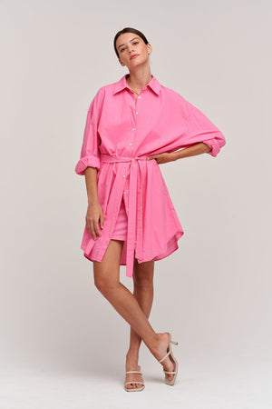 ADDISON SHIRT DRESS - Velvet Staging 2.0