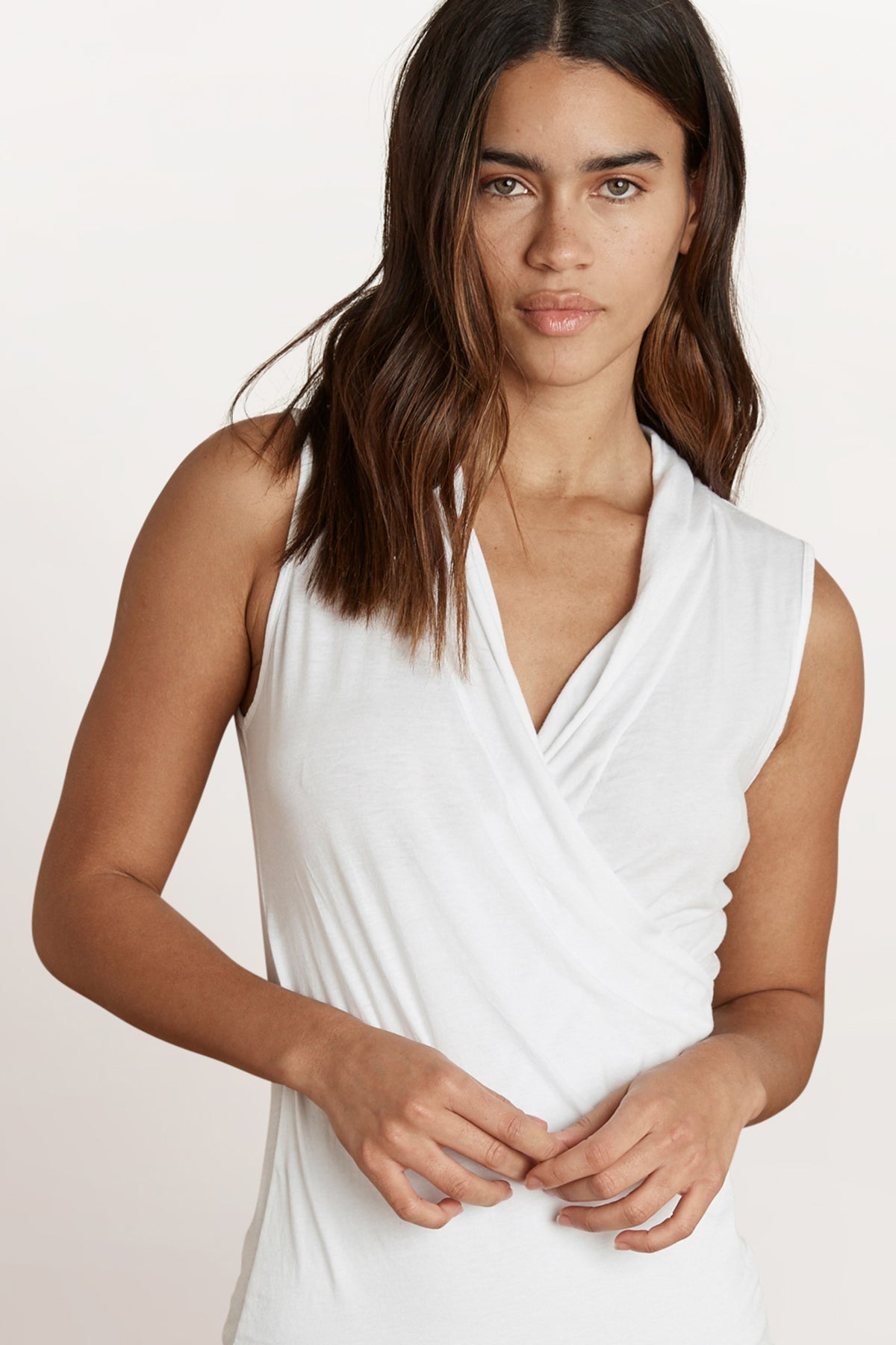ADELISE GAUZY WHISPER FITTED WRAP TANK - Velvet Staging 2.0-26916029661380