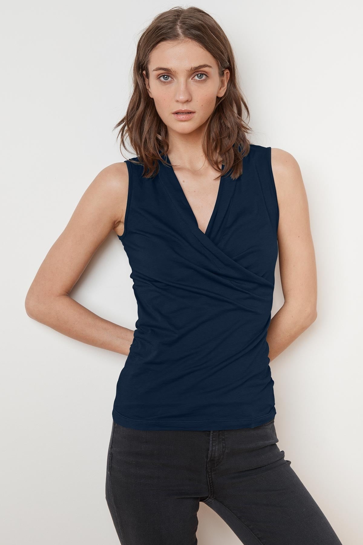 ADELISE GAUZY WHISPER FITTED WRAP TANK - Velvet Staging 2.0