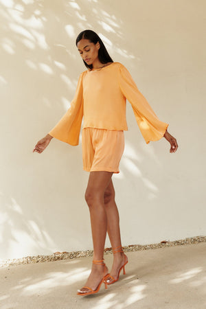 ADINA HIGH RISE SHORTS - Velvet Staging 2.0
