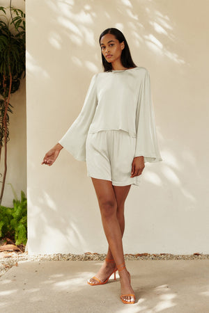 ADINA HIGH RISE SHORTS - Velvet Staging 2.0