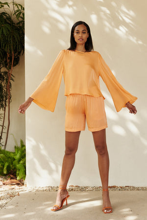 ADINA HIGH RISE SHORTS - Velvet Staging 2.0
