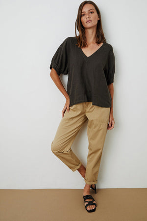 ADLEY LINEN TOP - Velvet Staging 2.0