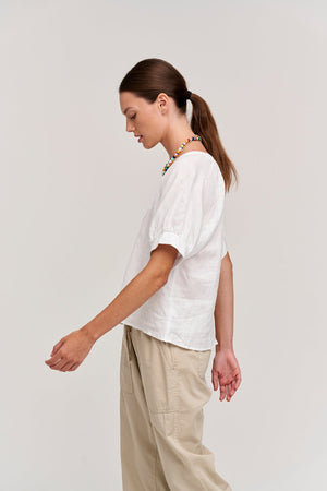 ADLEY LINEN TOP - Velvet Staging 2.0