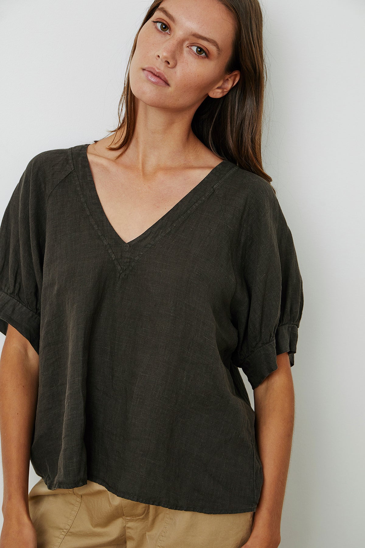 ADLEY LINEN TOP - Velvet Staging 2.0