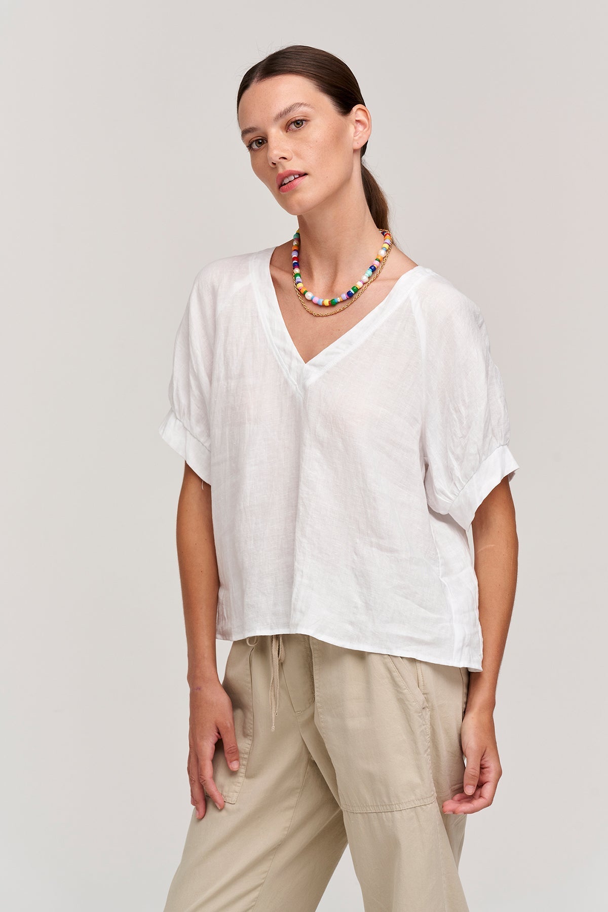 ADLEY LINEN TOP - Velvet Staging 2.0