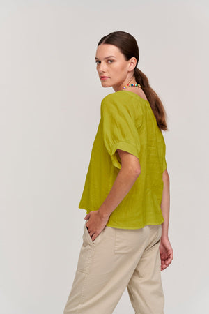 ADLEY LINEN TOP - Velvet Staging 2.0