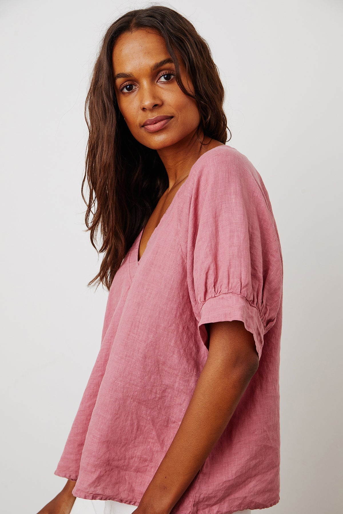 ADLEY LINEN TOP - Velvet Staging 2.0