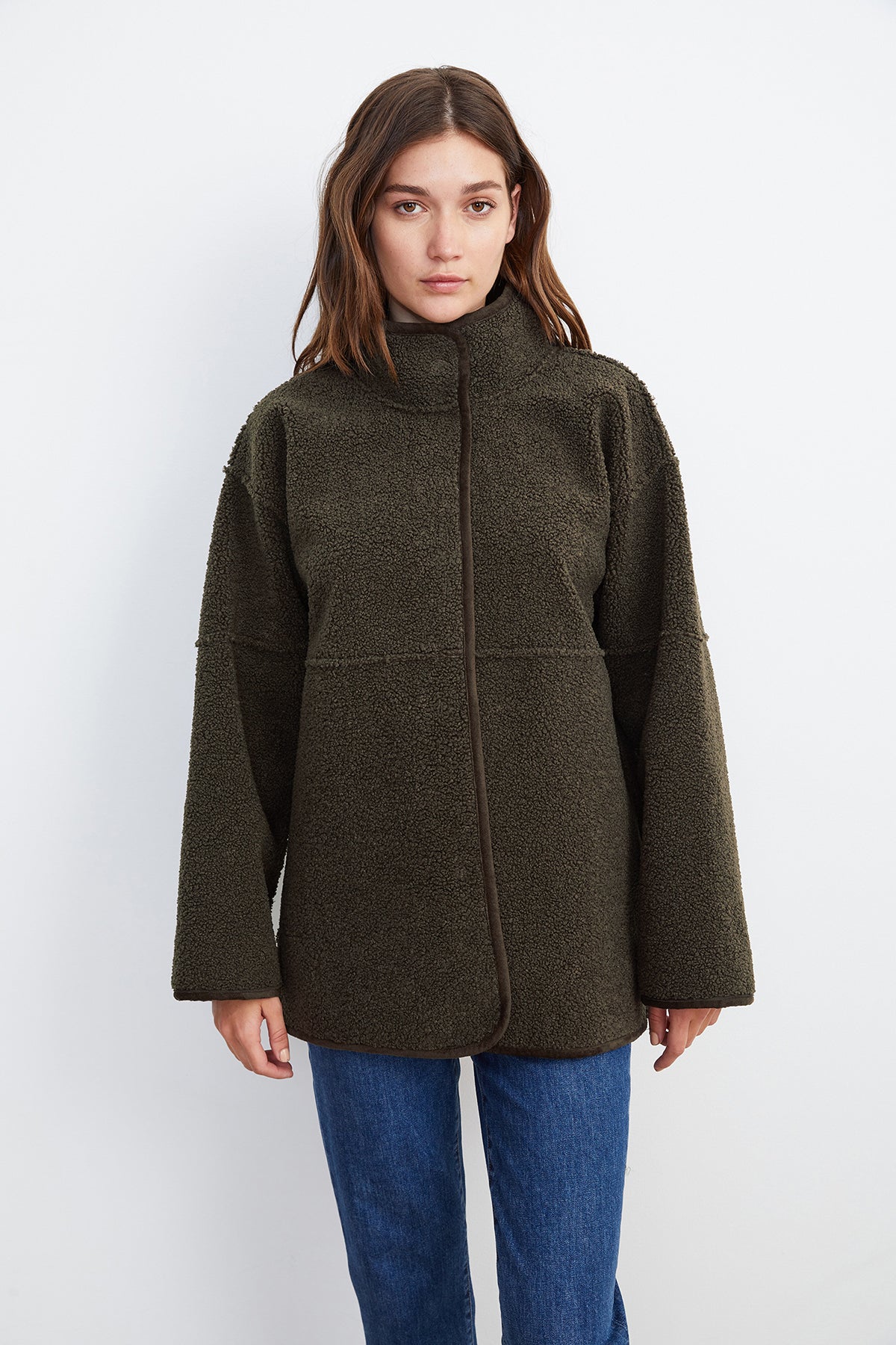 ALBANY REVERSIBLE LUX SHERPA COAT - Velvet Staging 2.0-26916030906564