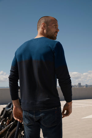 ALDRIC LUXE FLEECE TIE DYE PULLOVER - Velvet Staging 2.0