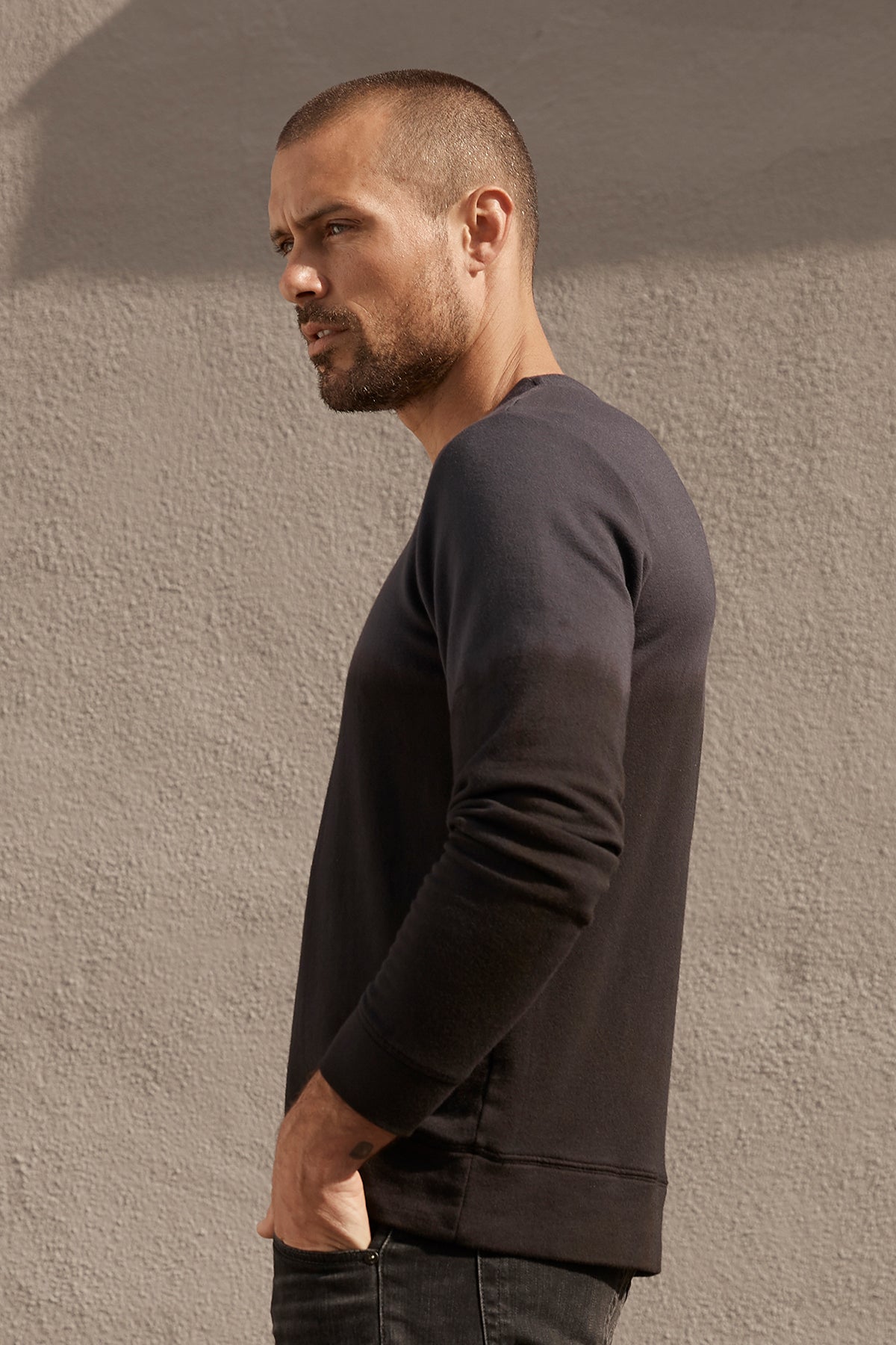 ALDRIC LUXE FLEECE TIE DYE PULLOVER - Velvet Staging 2.0