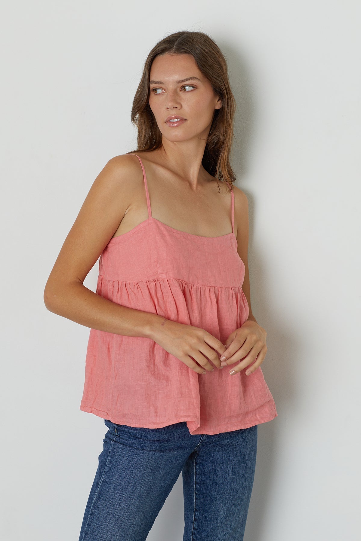 ALEIGH LINEN TANK TOP - Velvet Staging 2.0