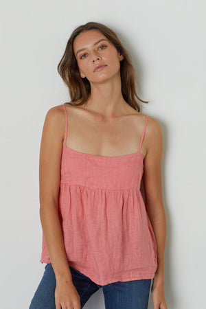 ALEIGH LINEN TANK TOP - Velvet Staging 2.0