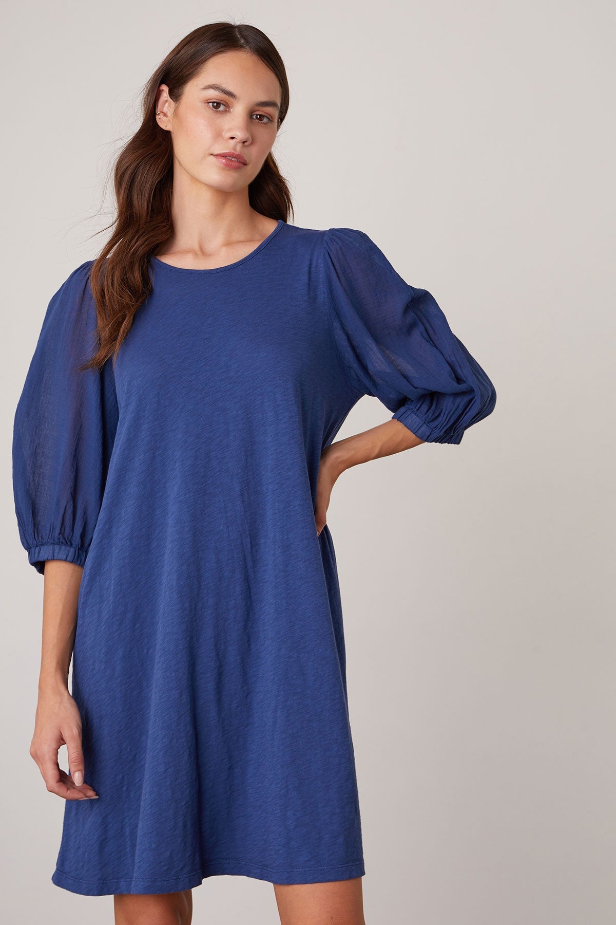 ALEXIS PUFF SLEEVE DRESS - Velvet Staging 2.0