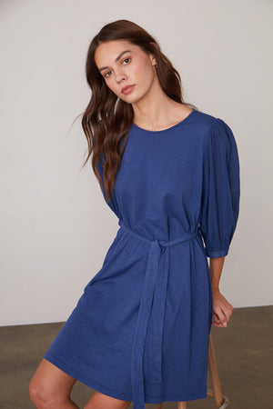 ALEXIS PUFF SLEEVE DRESS - Velvet Staging 2.0