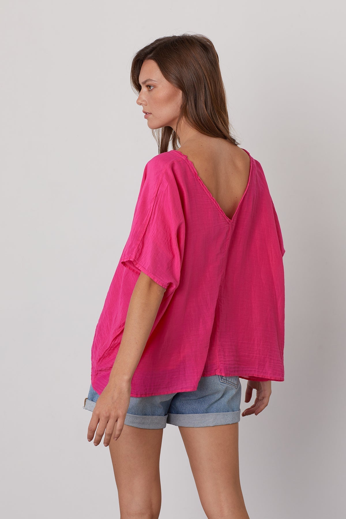 ALINN BOXY V-NECK TOP - Velvet Staging 2.0-26916034707652