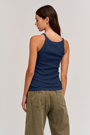 ALIZA RIBBED COTTON LAYERING TANK - Velvet Staging 2.0
