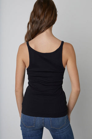 ALIZA RIBBED COTTON LAYERING TANK - Velvet Staging 2.0