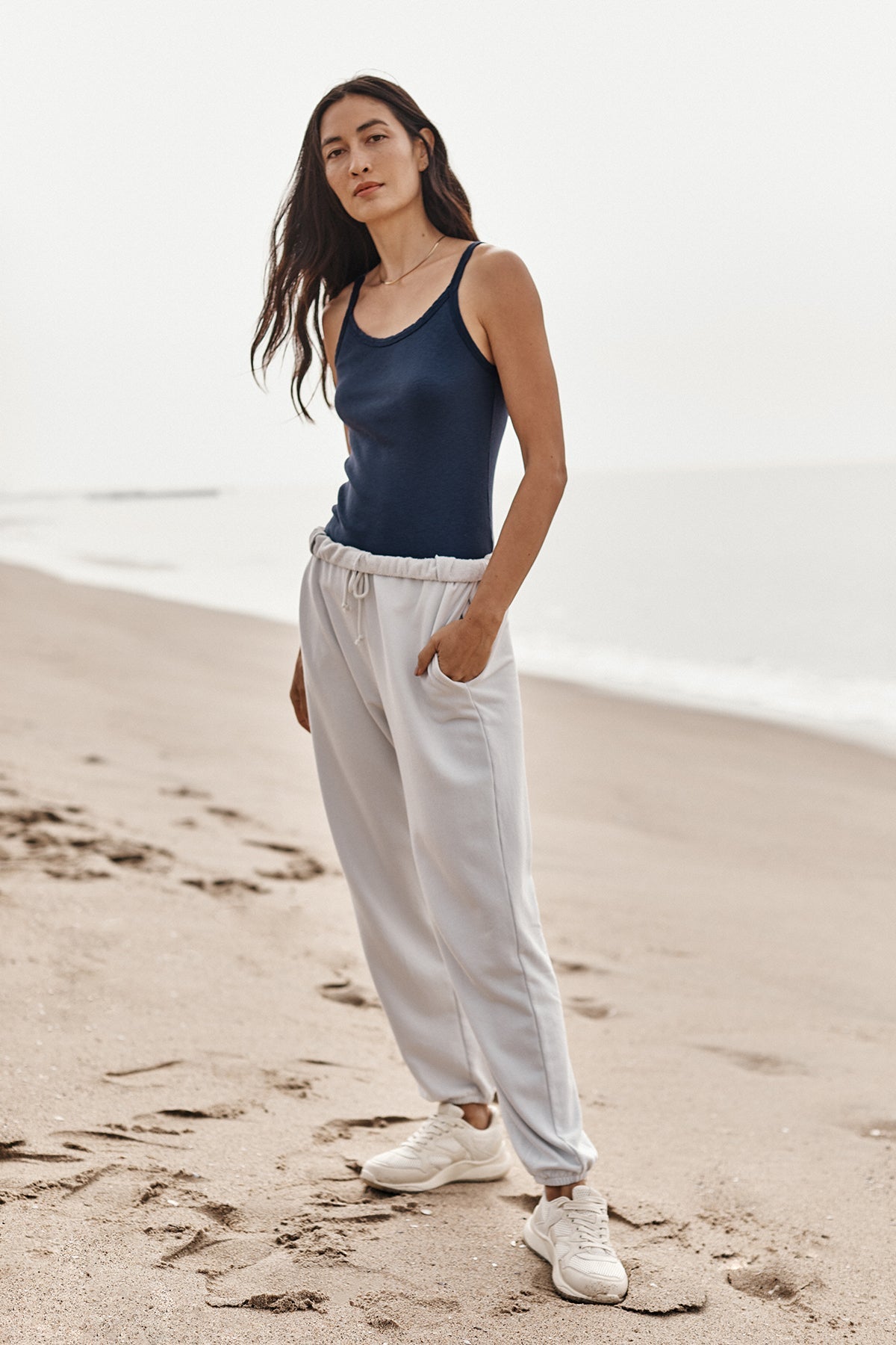 ALIZA RIBBED COTTON LAYERING TANK - Velvet Staging 2.0